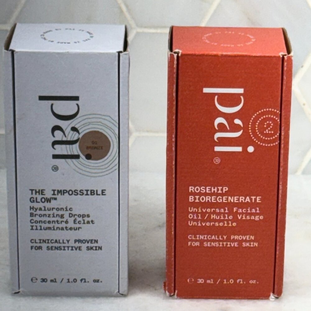 Pai Rosehip Biogenerate Facial Oil 30 mL & Hyaluronic Bronzing Drops 30 mL